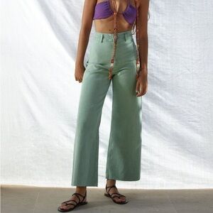 ZW COLLECTION HIGH WAIST MARINE STRAIGHT JEANS